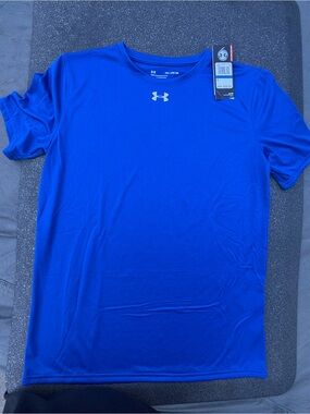 Under Armour Youth Boys Royal Blue Short-Sleeve Performance Tee